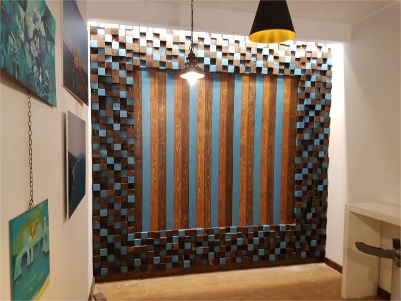 Mobili in legno per attività - parete 2