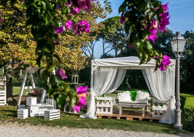 Mobili in pallet per il giardino - gazebo 2